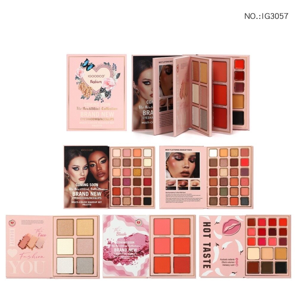 IGOODCO 5-in-1 Makeup Book Kit – All-in-One Palette