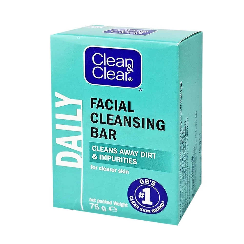 Clean & Clear Daily Facial Cleansing Bar 75g