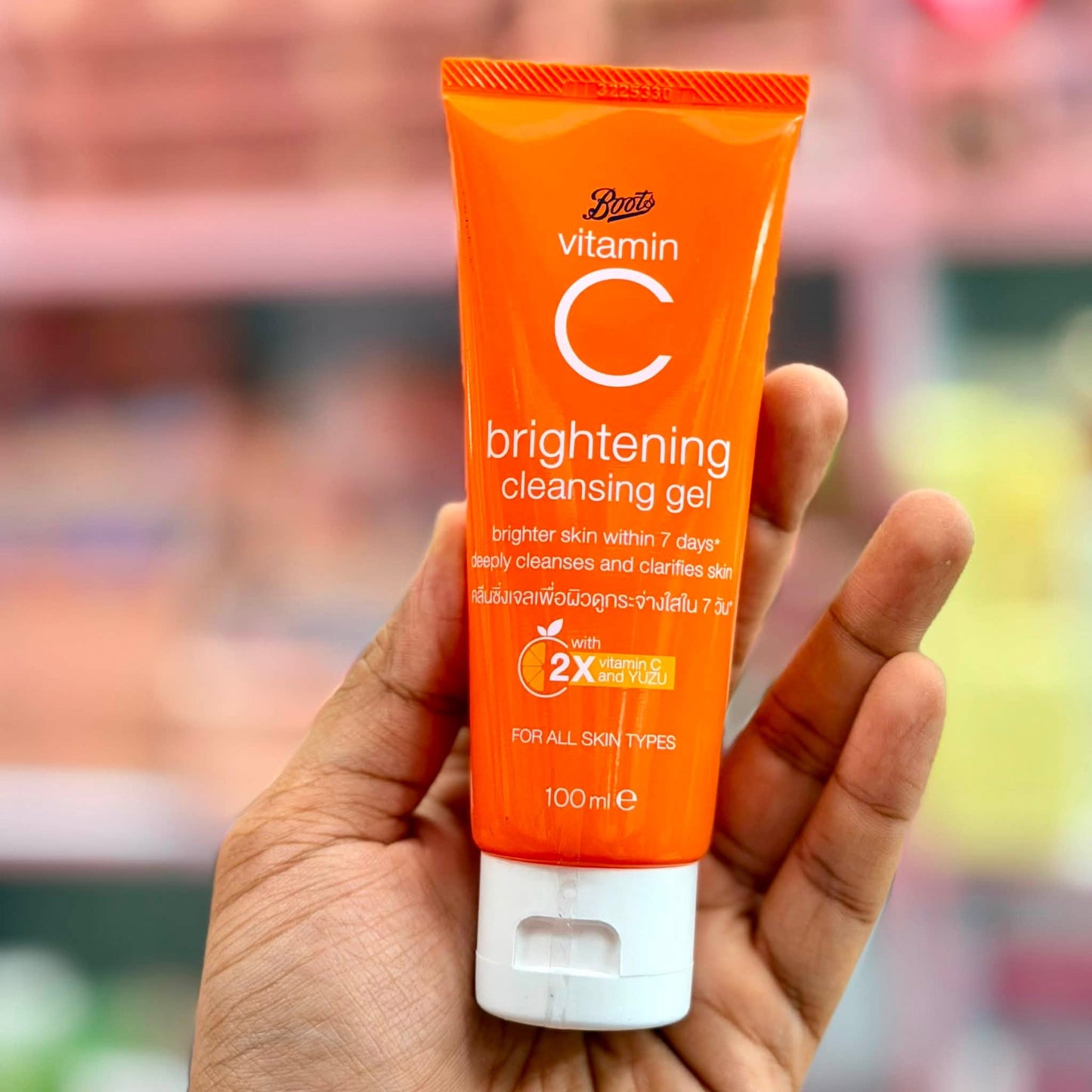 Boots Vitamin C Brightening Cleansing Gel — Brighter Skin Within 7 Days 100mk
