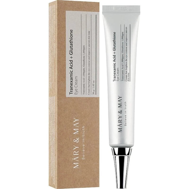 Mary & May Tranexamic Acid + Glutathione Eye Brightening Cream 30g (Old Packaging)