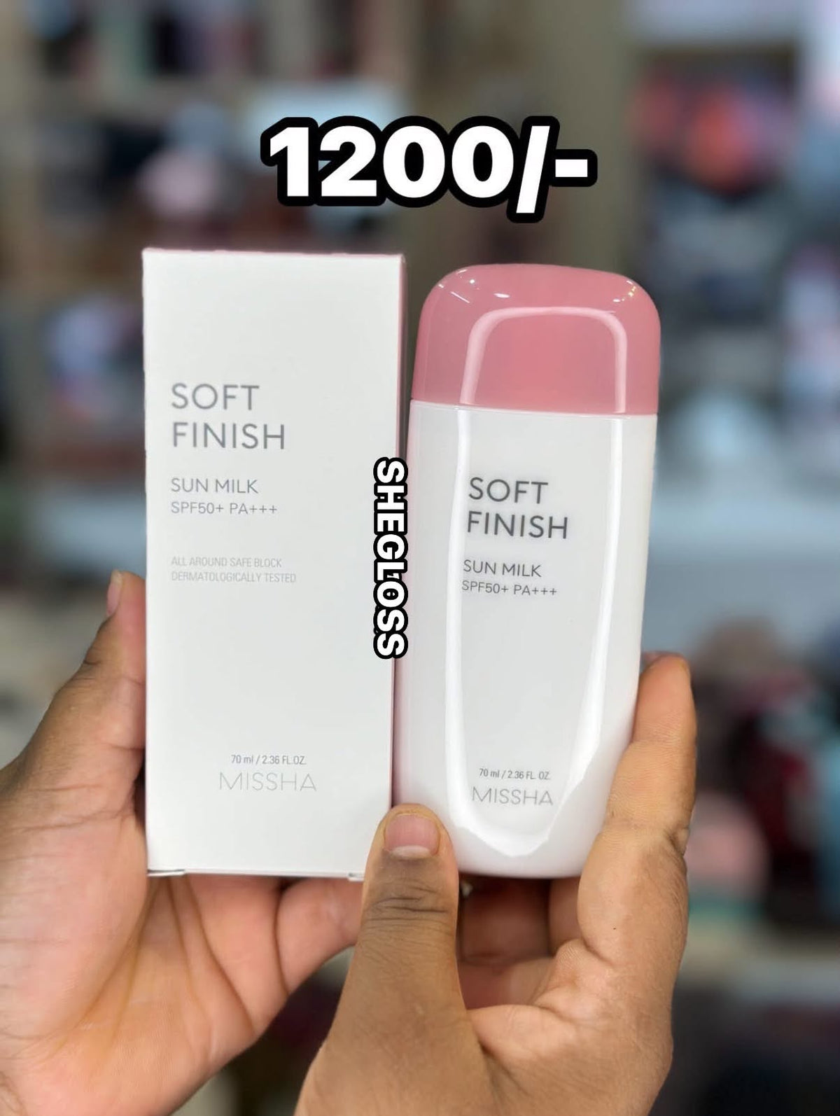 MISSHA Soft Finish Sun Milk SPF 50+ PA+++ Sunscreen 70g