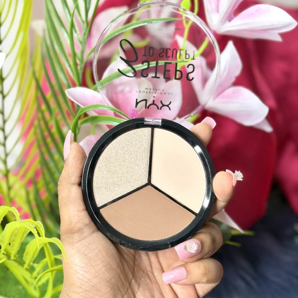 NYX Professional Makeup 3 in 1 – Highlighter, Contour & Pressed Powder