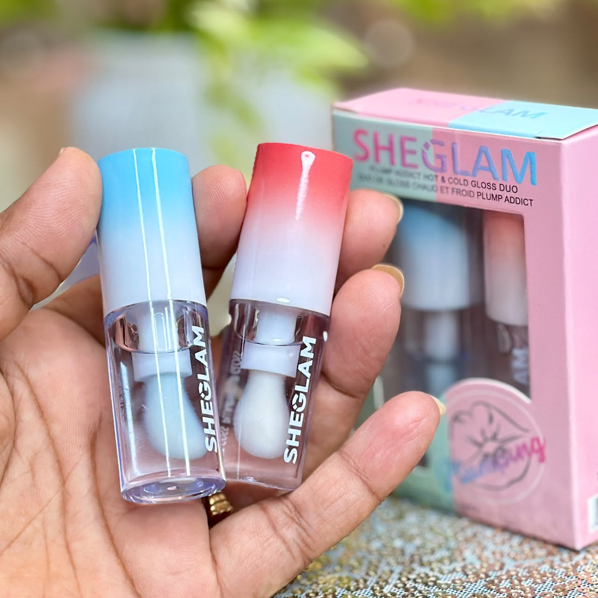 SHEGLAM Plump Addict Hot & Cold Gloss Duo