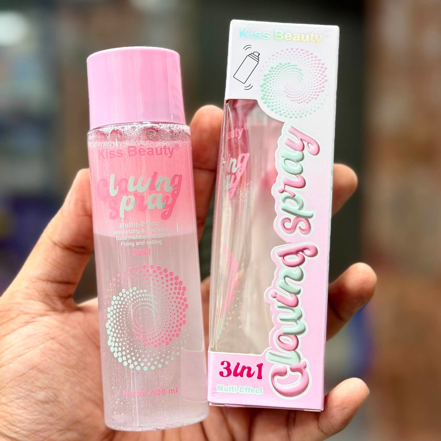 Kiss Beauty Glowing Fixing And Setting Spray 100ml
