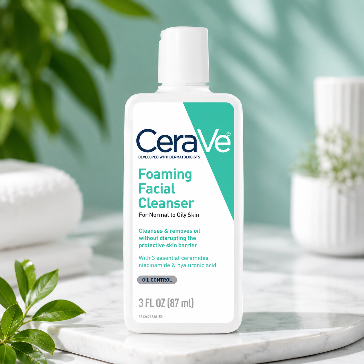 Cerave Foaming Facial Cleanser For Normal to Oily Skin 87ml