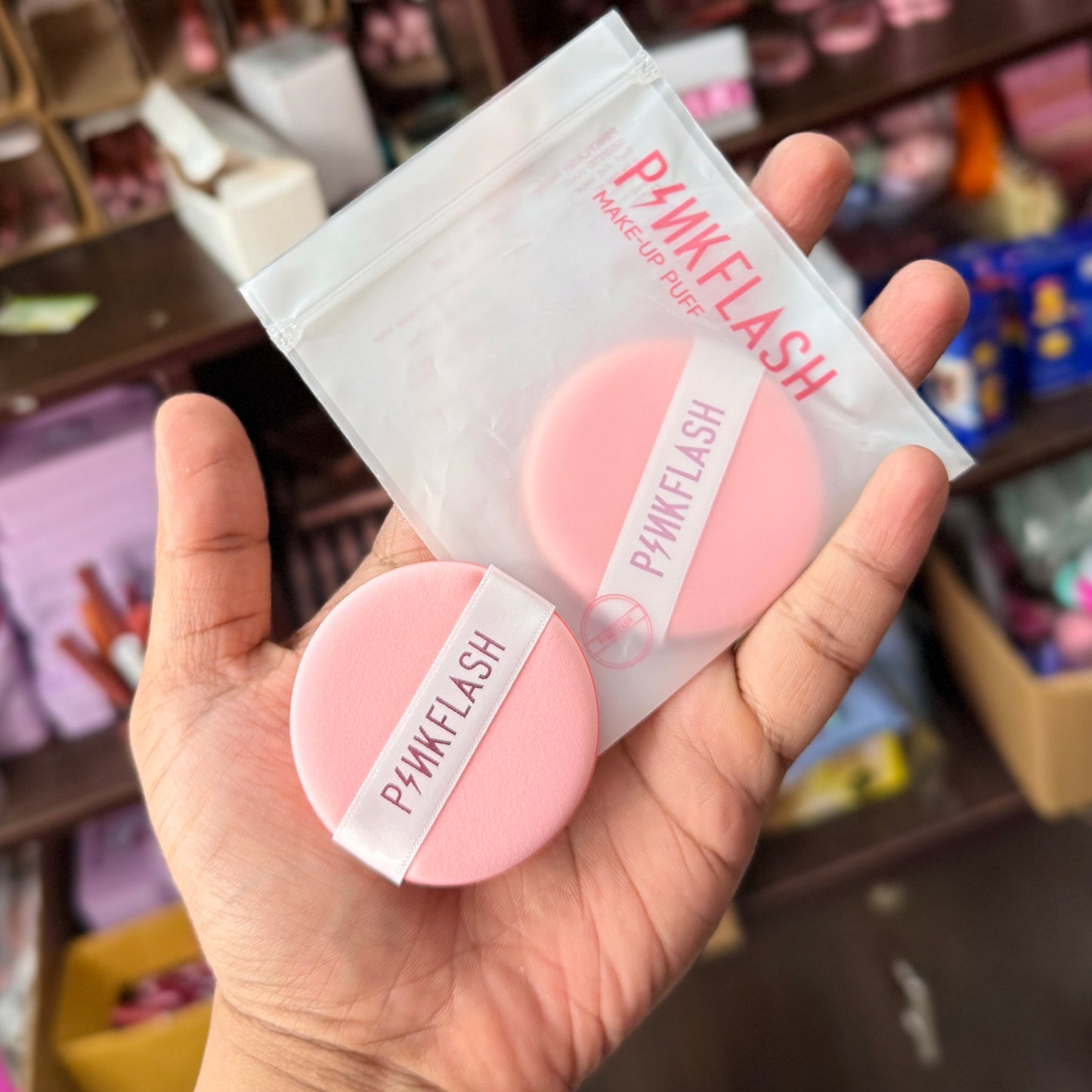 PINKFLASH Round Puff Premium - Makeup Tools & Accessories