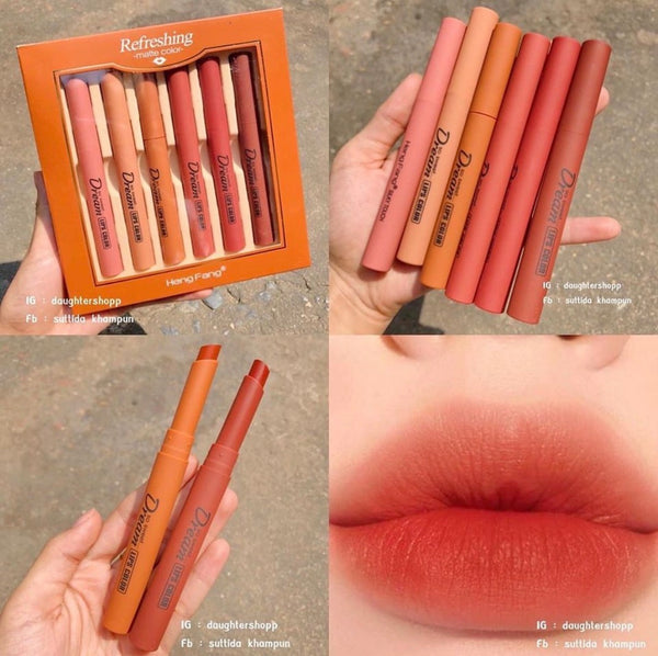 Heng Fang 6 Pcs Creamy Bullet Lipstick Set
