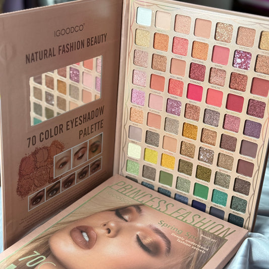 70 colors Pigmented Princess Eyeshadow