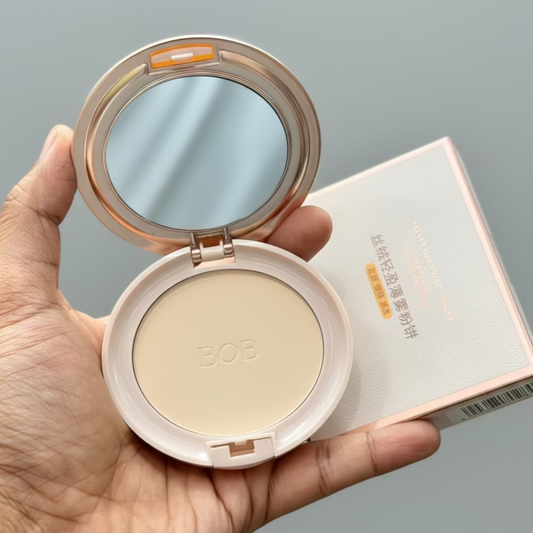 BOB Velvet Light Mist Pressed Powder – With Free Puff Inside