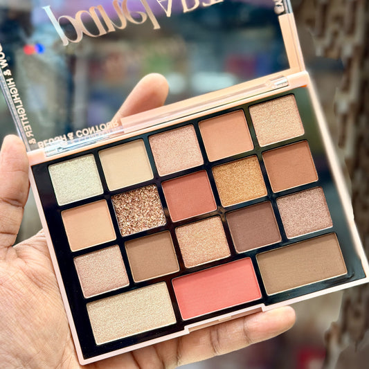 Anylady Panel Art Eyeshadow & Highlighter & Blush & Contour 01 Shade