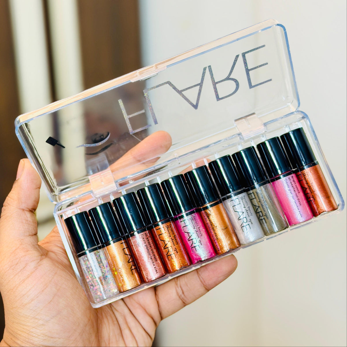 FLARE Glitter Eyeliner – 10 PCS