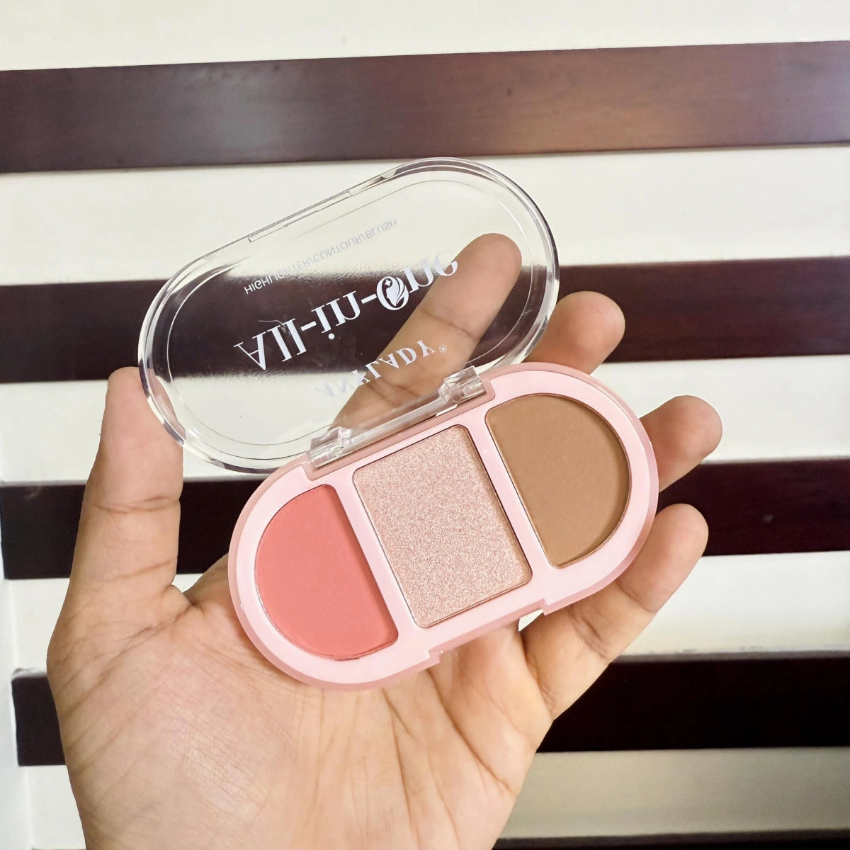 Anylady 3 in 1 Highlighter, Blush & Bronzer