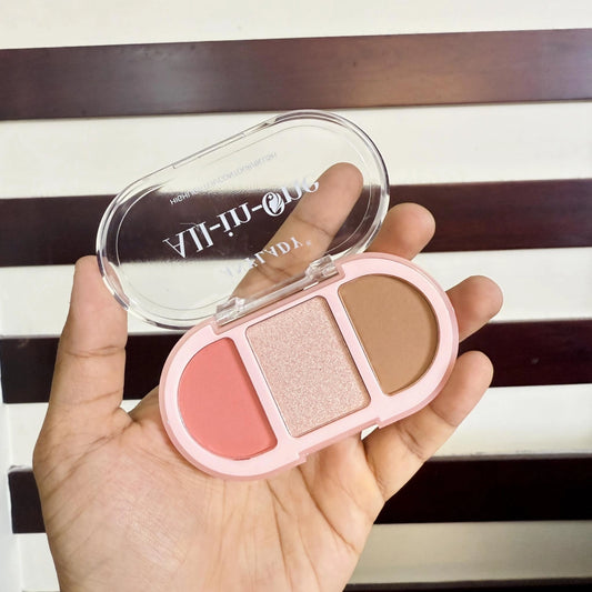 Anylady 3 in 1 Highlighter, Blush & Bronzer