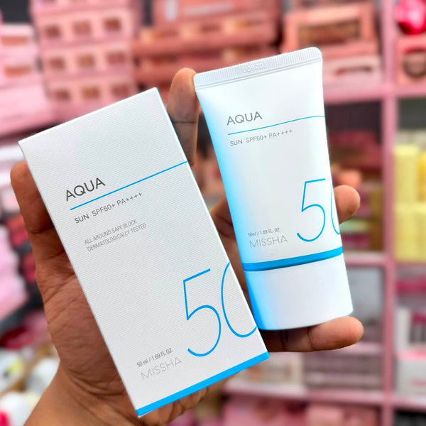 MISSHA Aqua Sunscreen SPF 50+ PA++++ — Dermatologically Tested 50ml