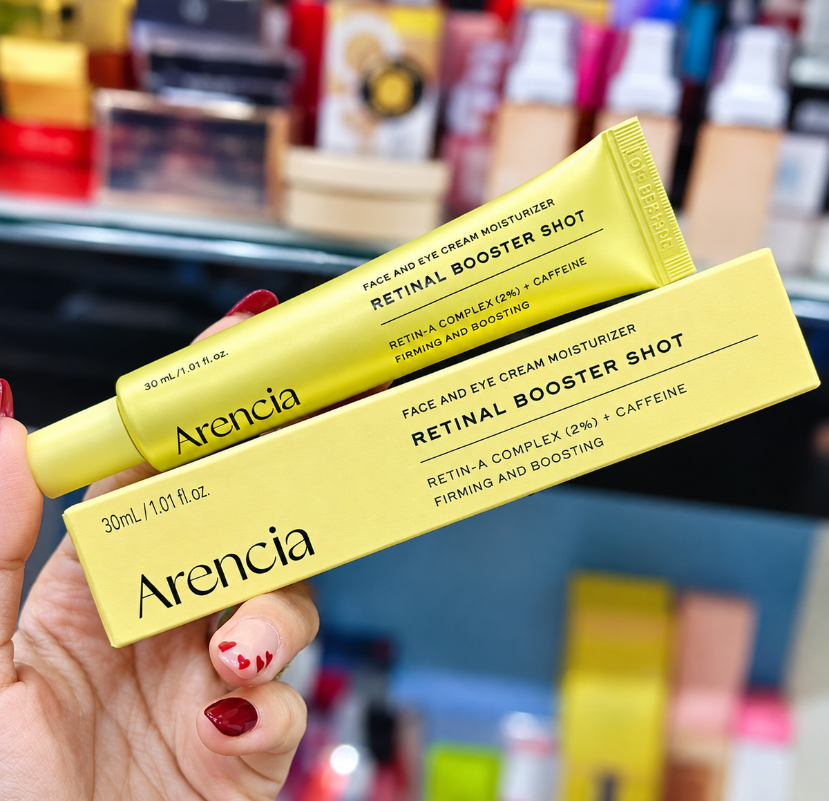 Arencia Retinal Booster Shot Gentle Firming Tightening Night Cream 30ml