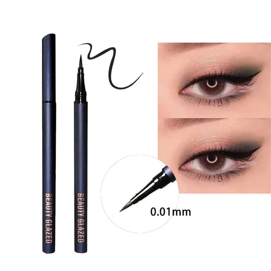 Beauty Glazed Extremely Fine Silky Black Eyeliner - 100% Waterproof