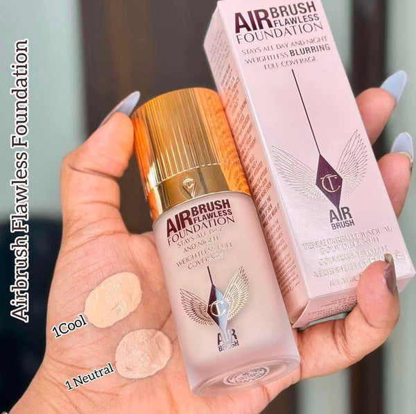 Charlotte Tilbury Airbrush Flawless Foundation – Weightless Blurring Full Coverage Foundation