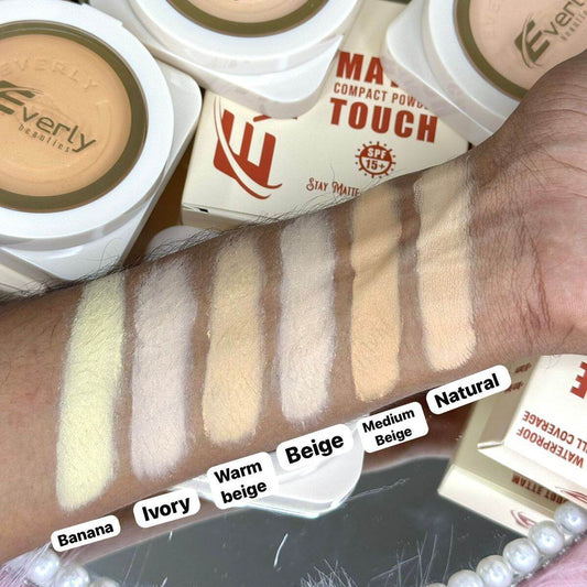 Everly Beauties Matte Touch Compact Powder SPF 15++