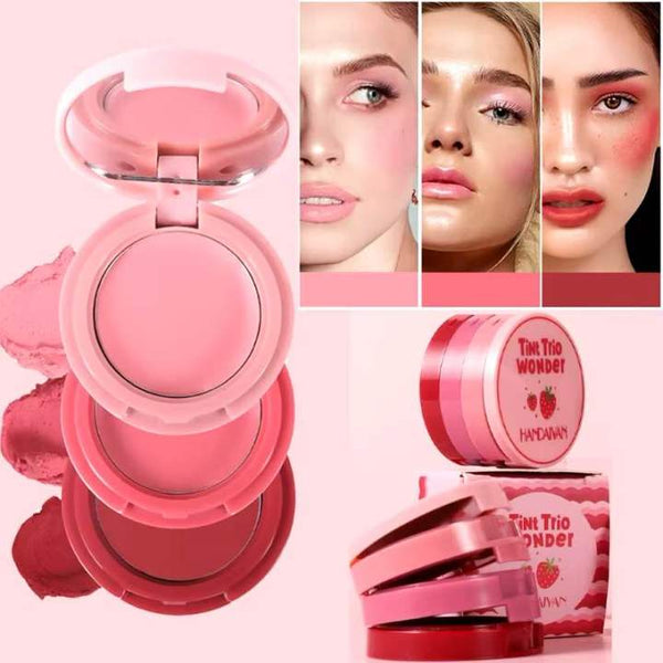 Handaiyan 3 in 1 Tint Trio Wonder Blush