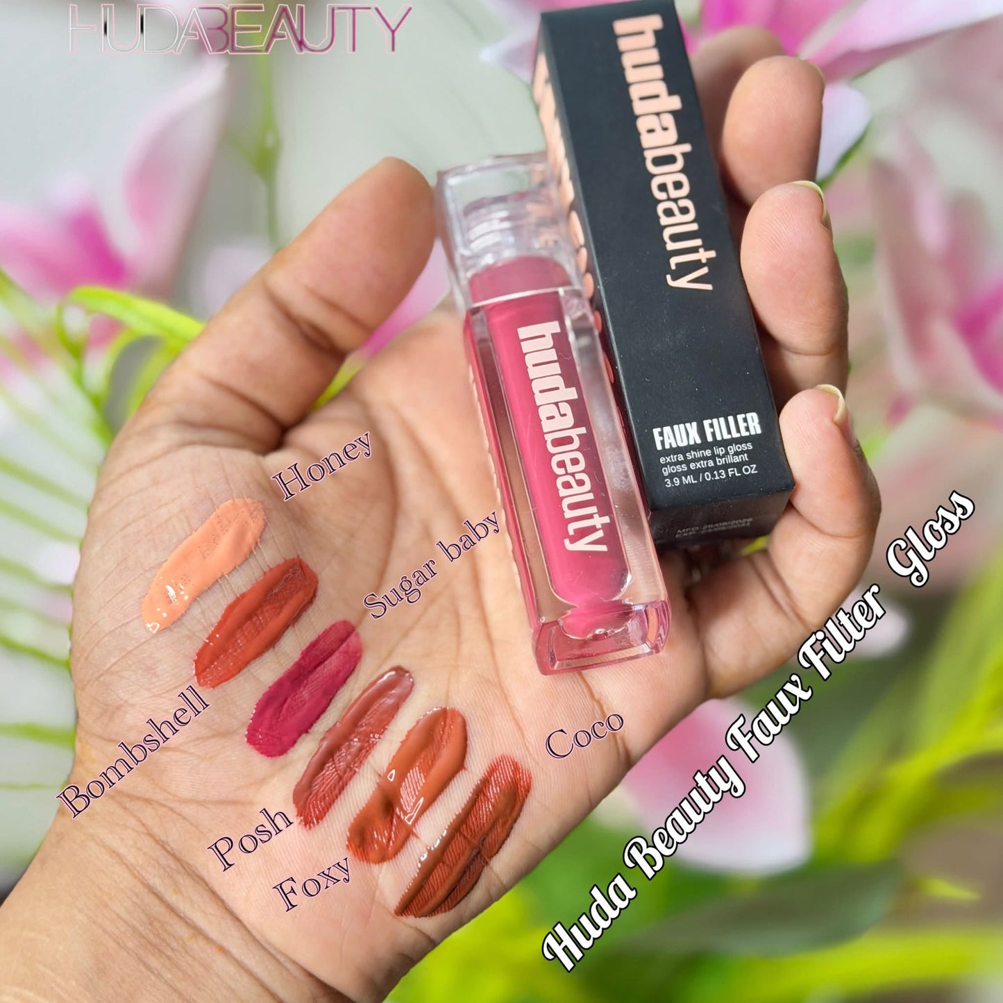 Hudabeauty FAUX FILLER Extra Shine Lip Gloss