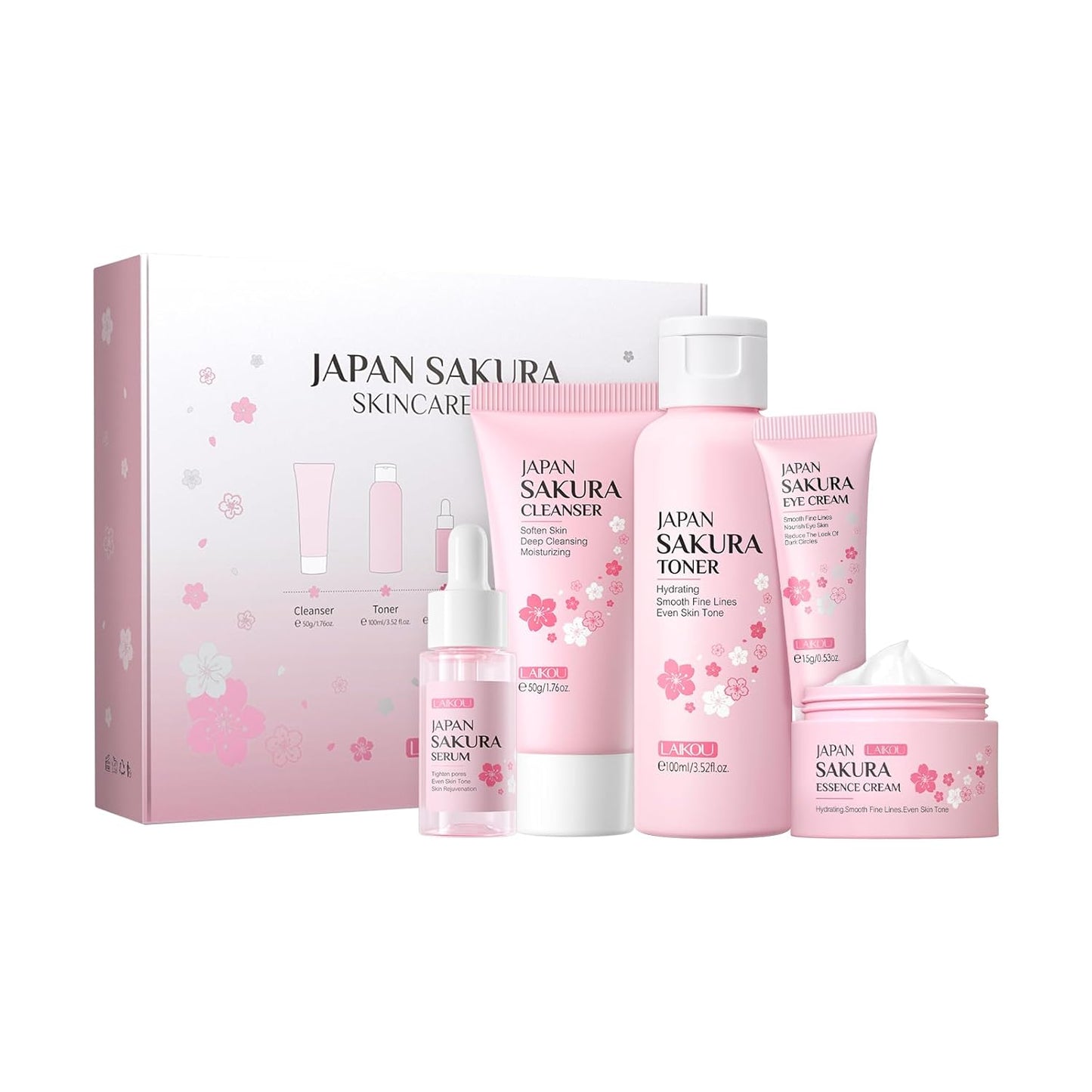 Japan Sakura 5 pcs Skin Care Set