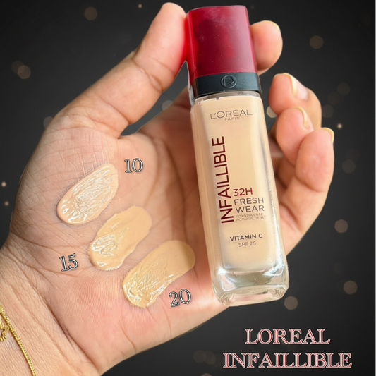 L'Oréal Paris Infallible 32H Fresh Wear Foundation with Vitamin C & SPF 25