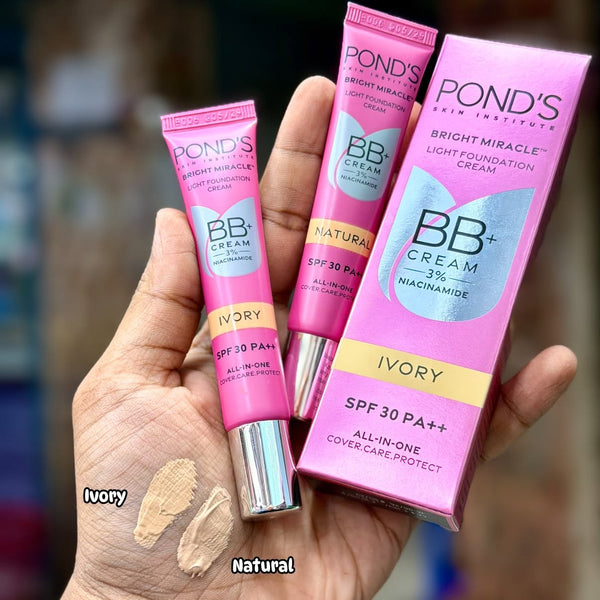 Pond's BB+ Cream 3% Niacinamide SPF 30 PA++ Light Foundation Cream