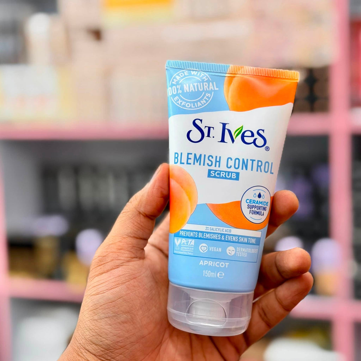 St. Ives Blemish Control Scrub — 2% Salicylic Acid 150ml