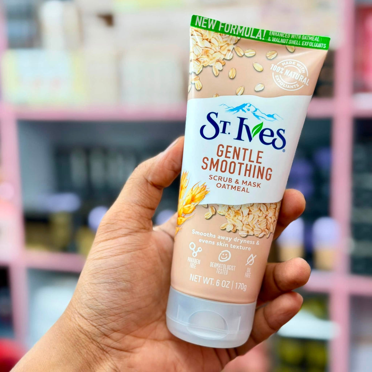 St. Ives Gentle Smoothing Scrub & Mask Oatmeal 170g