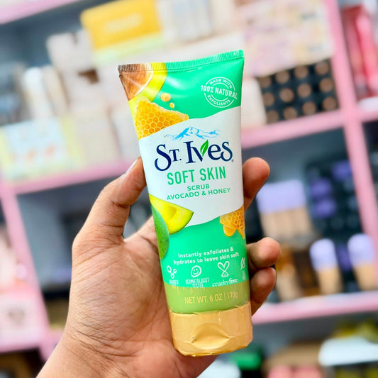 St. Ives Soft Skin Scrub – Avocado & Honey 170g